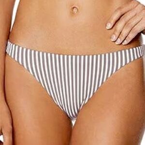 Avec Les Filles Striped Bikini Bottoms